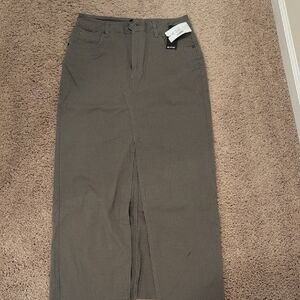 RD Style Charcoal Maxi Skirt